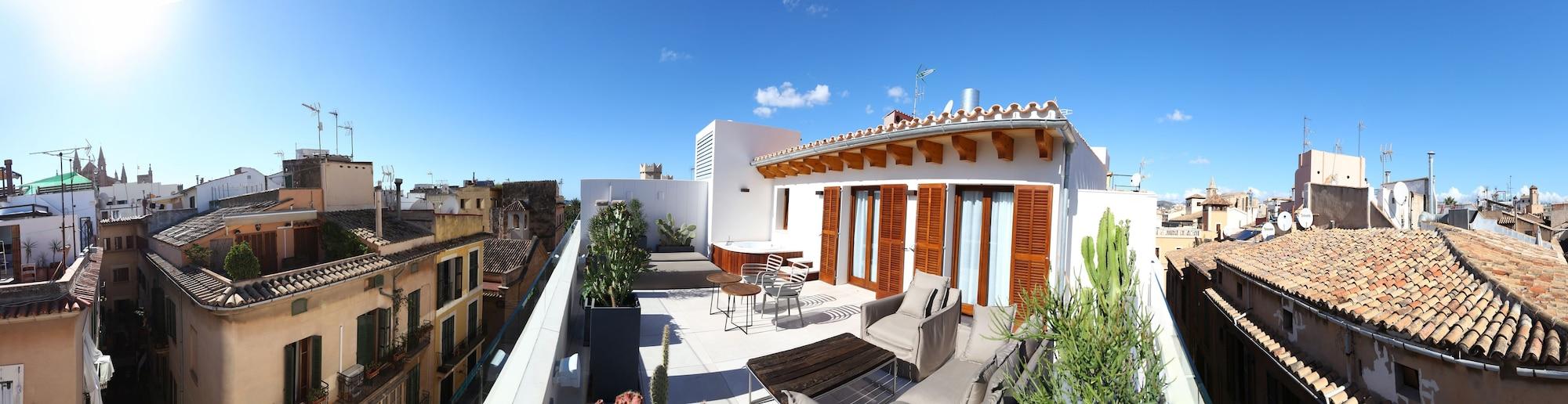 Bo Hotel Palma Екстериор снимка Panoramic view of the city of Palma