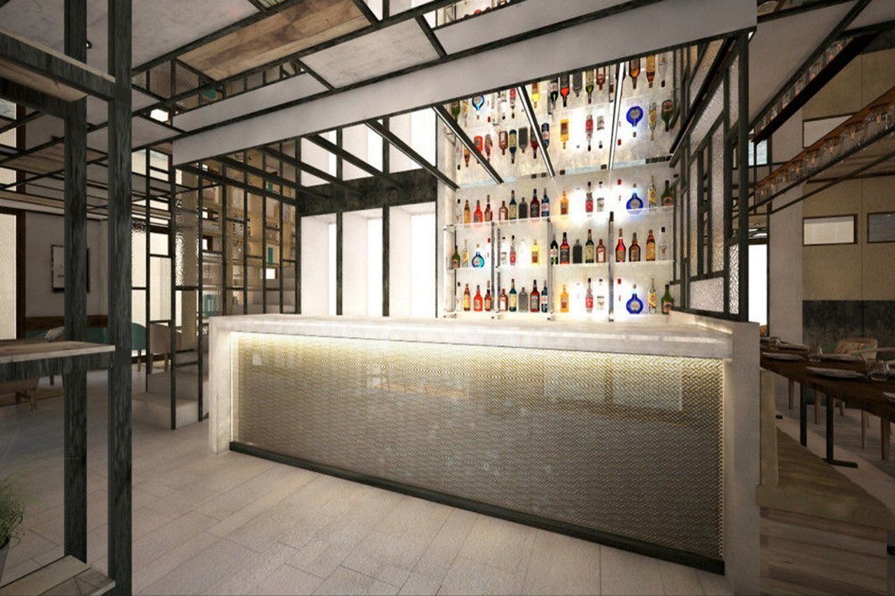 Bo Hotel Palma Екстериор снимка 3D rendering of the bar